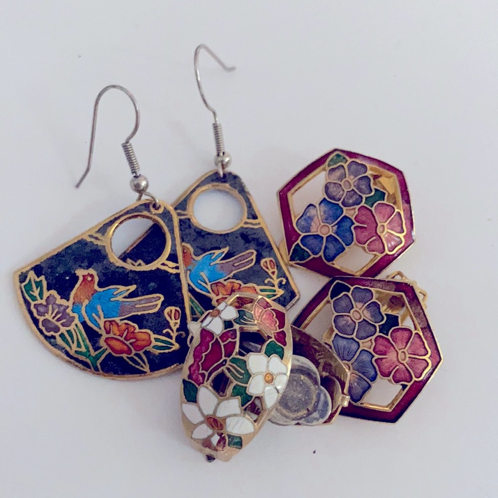 Vintage earring lot of 3pr